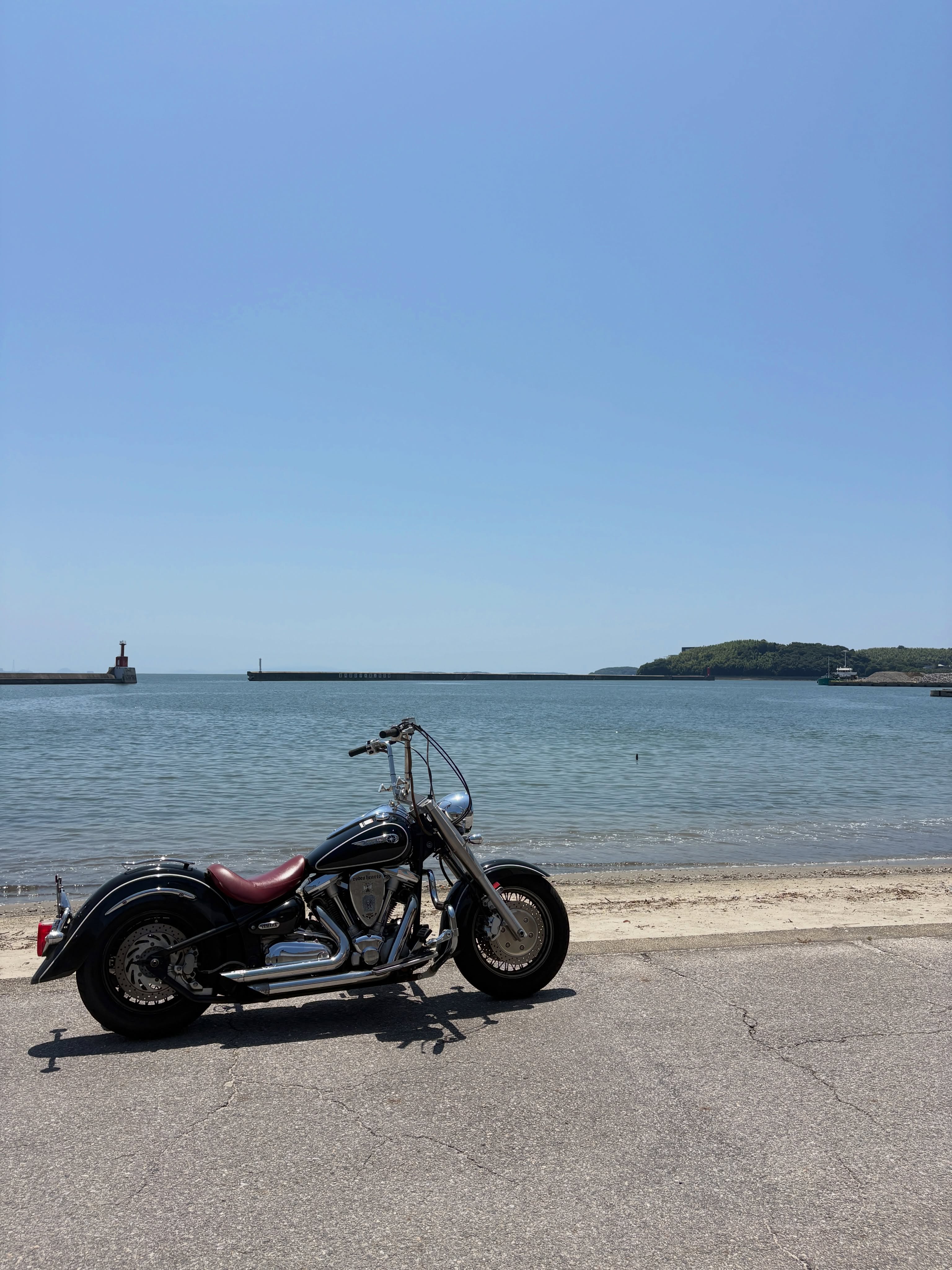 アトリエの日々

久しぶりにバイクに火を入れて
ホームセンターへ

ローカルな漁港へ寄り道

眩しい夏が通り過ぎていきます。